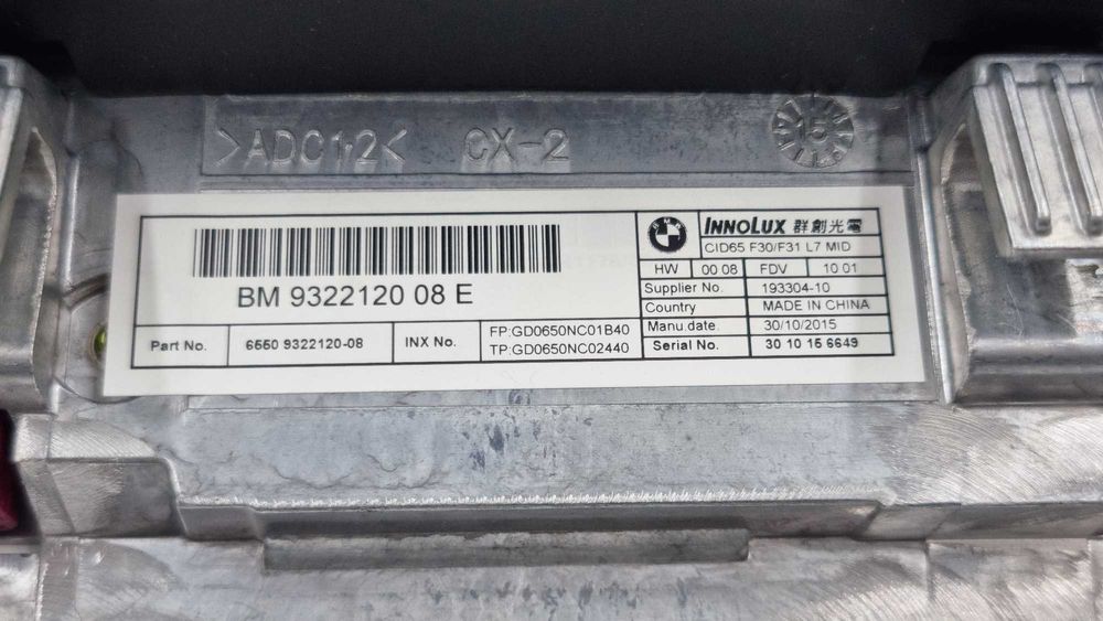 Display Multimedia BMW Seria 3 Cod 6550932212008 [Amanet Club Caro]