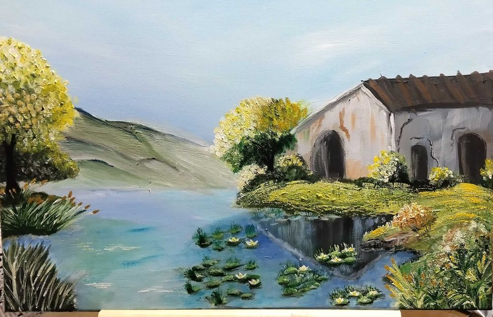 Маслена картина, пейзаж