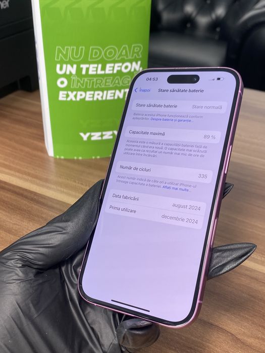 iPhone 16 • 256 GB • Pink