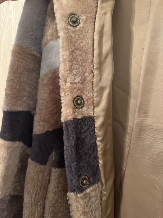 Palton din blana naturala de miel merinos A&A vesa