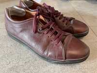 Pantofi piele maro vișiniu nr 41