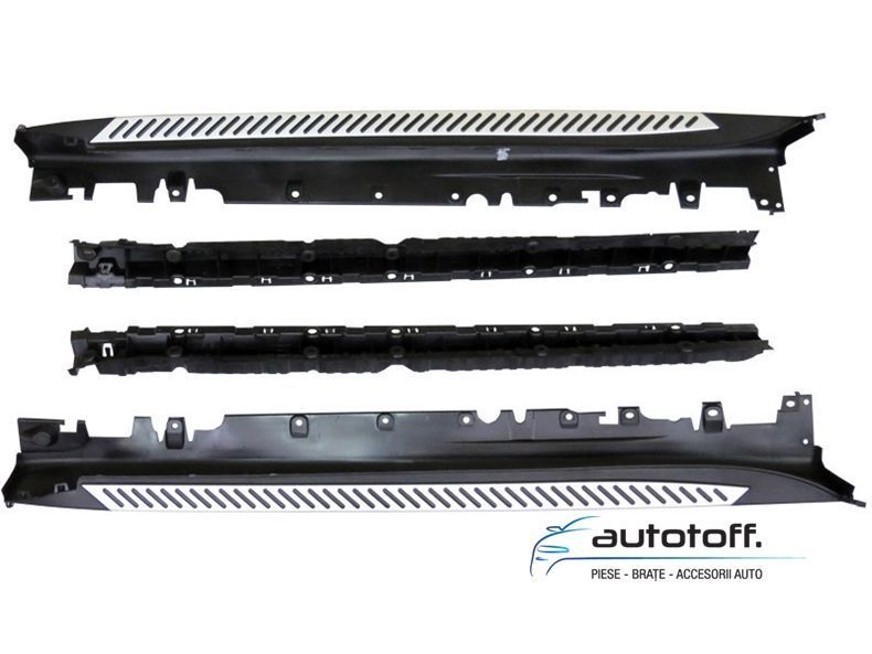 Praguri laterale BMW X5 F15 (2013+) - trepte aluminiu