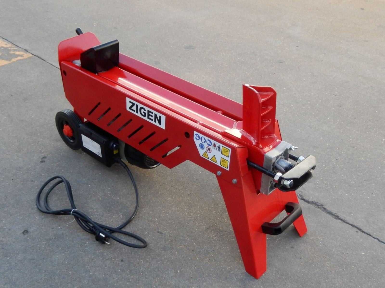 10 тона ЦЕПАЧКА ЗА ДЪРВА ZIGEN -10т, 4600W - Машина за цепене на дърва