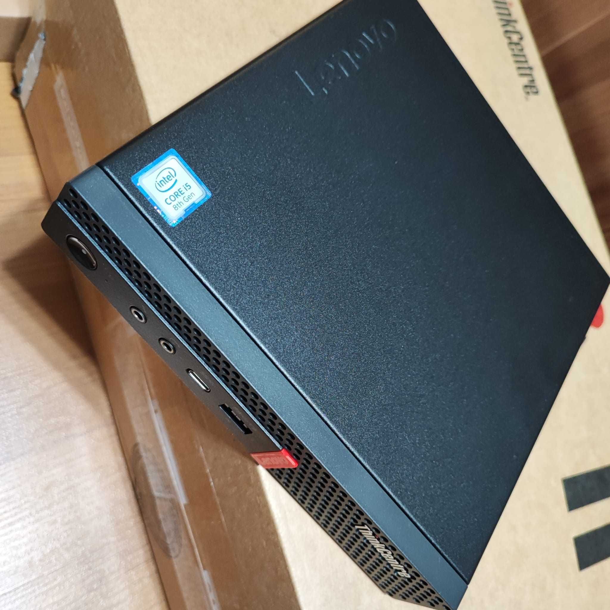 PC Lenovo ThinkCentre M720Q, kit complet la cutie,  DDR4, i5-8400T