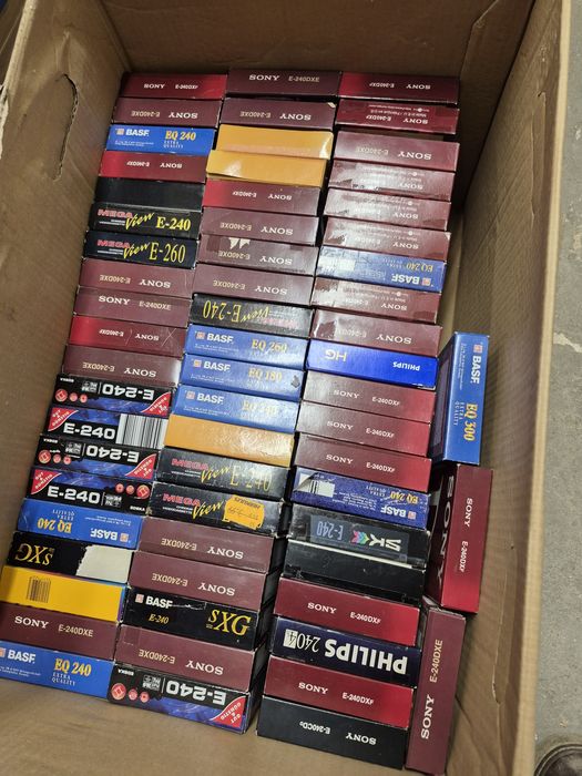 Vand Casete video VHS originale colectie de 180-195-240-260-300 minute