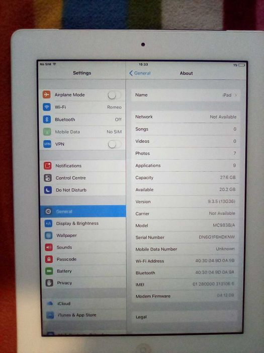 Tableta Apple Ipad 2