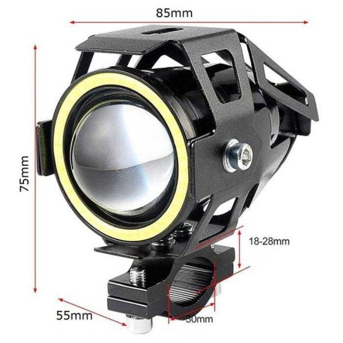 Халоген за мотоциклет, Дневните светлини с лупа, 30W