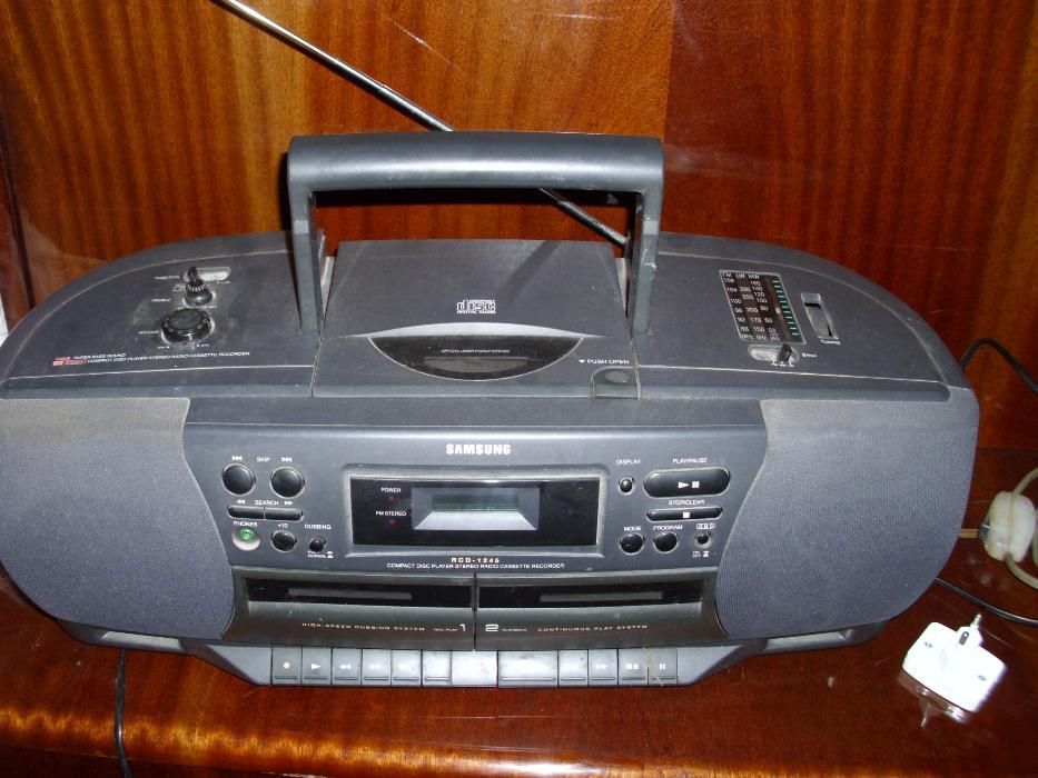 cd player stereo radiocasetofon dublu recorder RCD-12