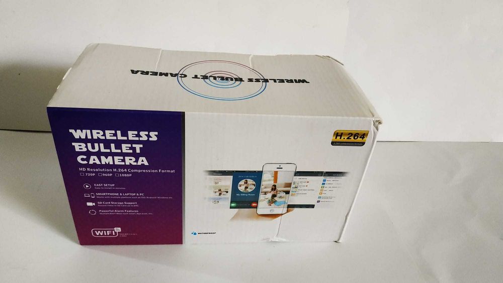 Camera video wifi UHD exterior inregistrare pe card, aplicatie CLOUD