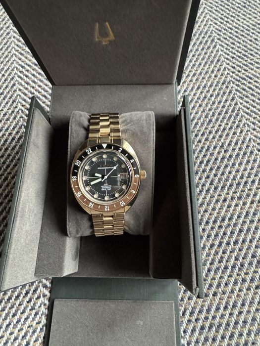 Bulova Oceanographer Devil 666ft GMT Automatic Rose Gold