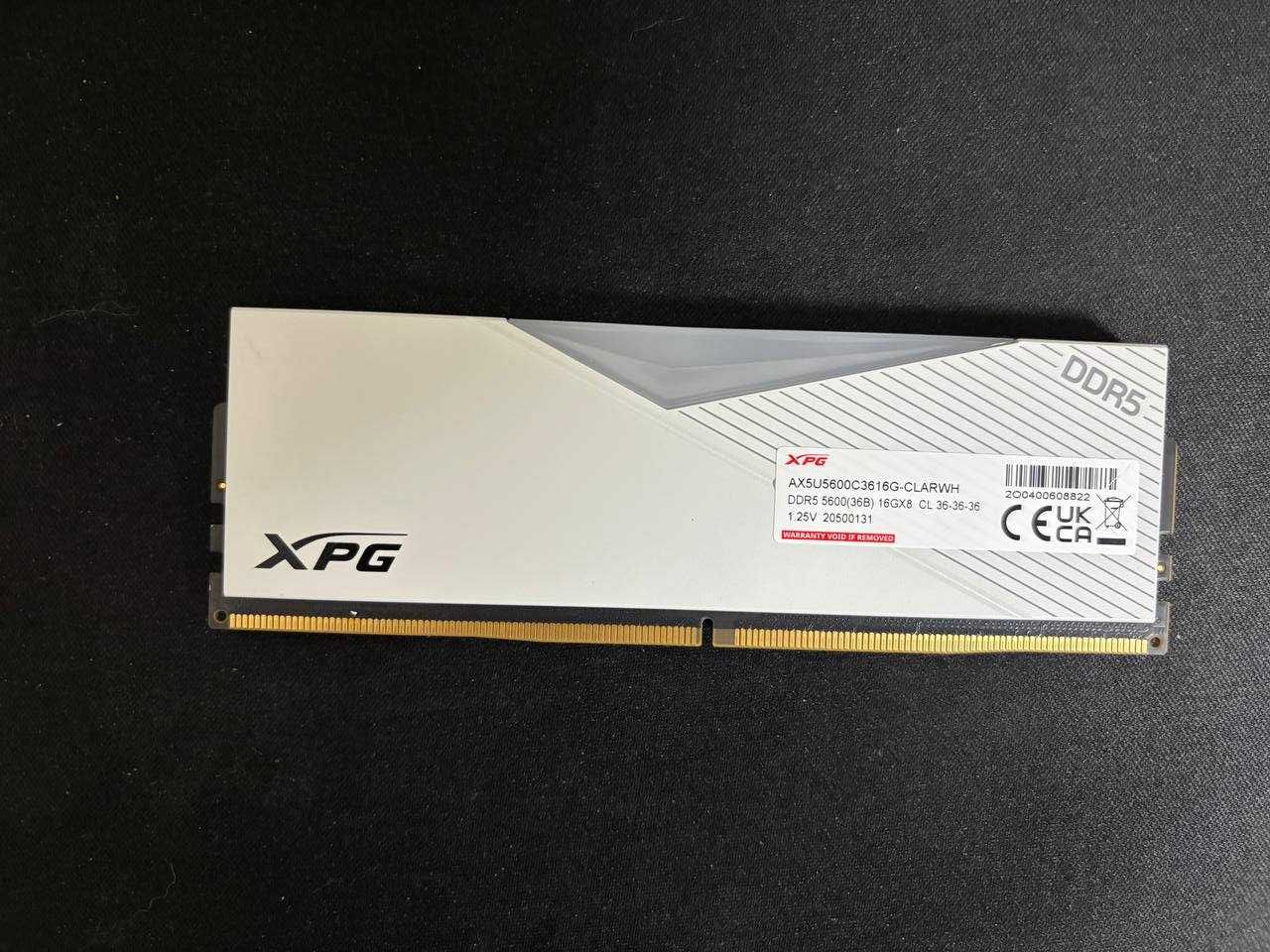 Оперативная Память ADATA XPG Lancer RGB DDR5, 1x16gb, 5600Mhz, CL36