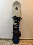 Placă de snowboard complet echipată