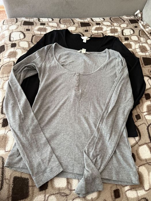 Юбка миди ZARA, раз.L. и лонгслив H&M.