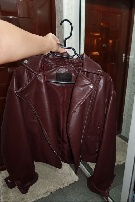 Кожено Яке Зара/Zara чисто ново