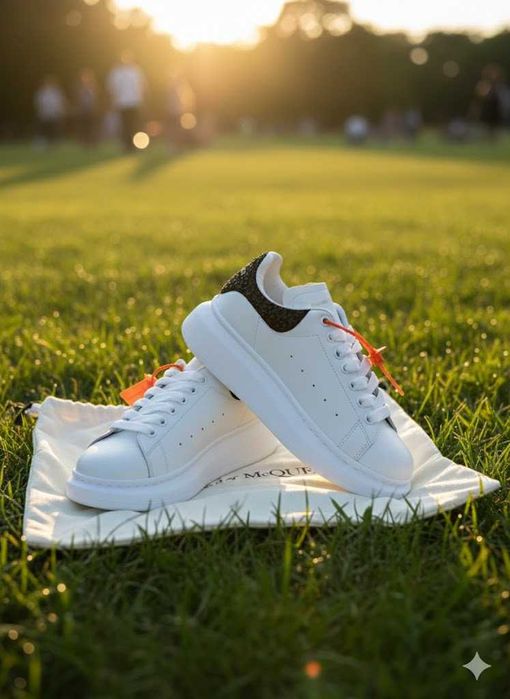 Adidasi Alexander Mc Q u e e n Pietre - Piele Naturala Full Box