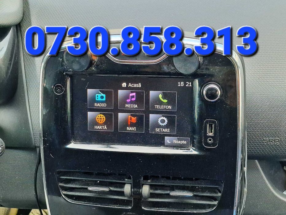 Renault Clio 4 camera video reverse marsarier Renault Captur Media Nav