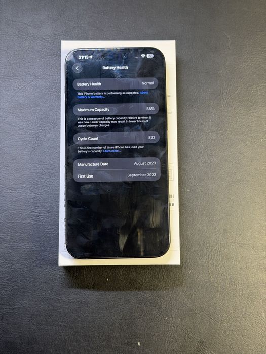 Iphone 15 pro max 256gb blue