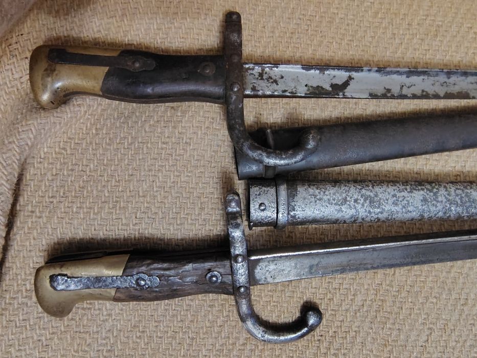 Baionete Gras 1874 st Etienne Steyr si Mauser macelar