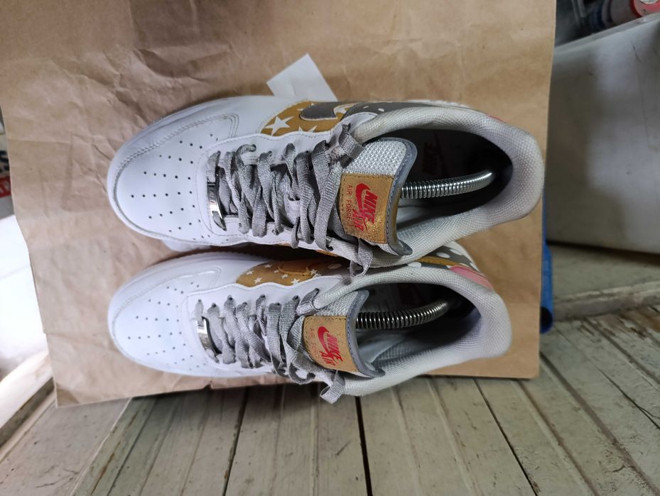 ''Nike Air Force 1 Low Metallic Gold Stars''оригинални маратонки 43 но