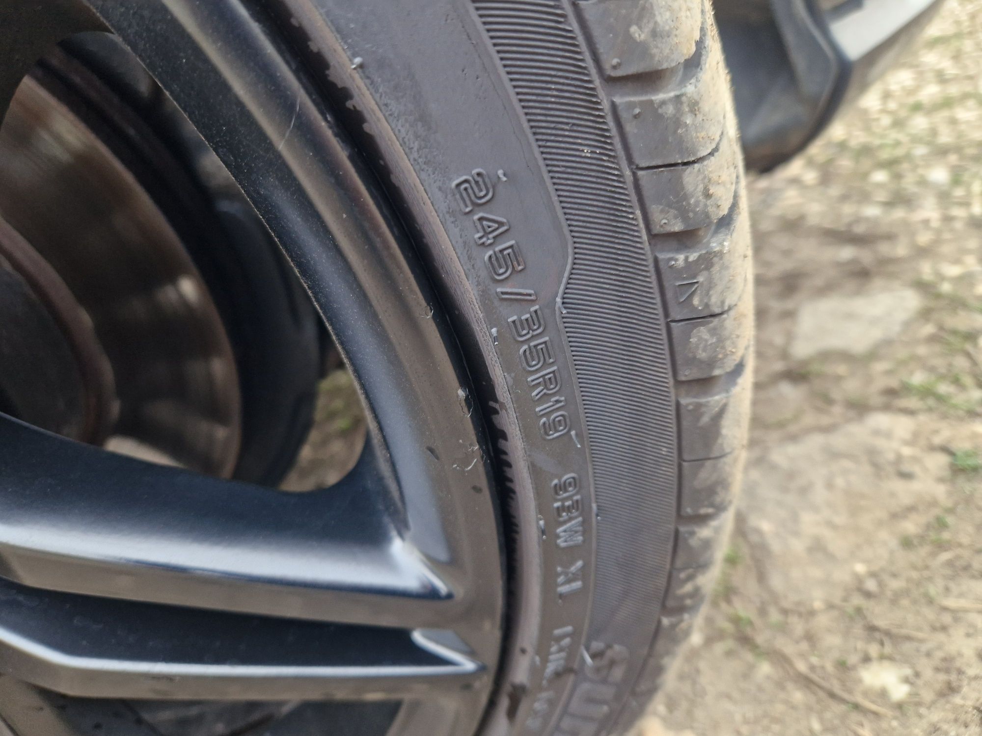 Jante mercedes amg 5x112 pe 19 cu anvelope dot 2023 245/35