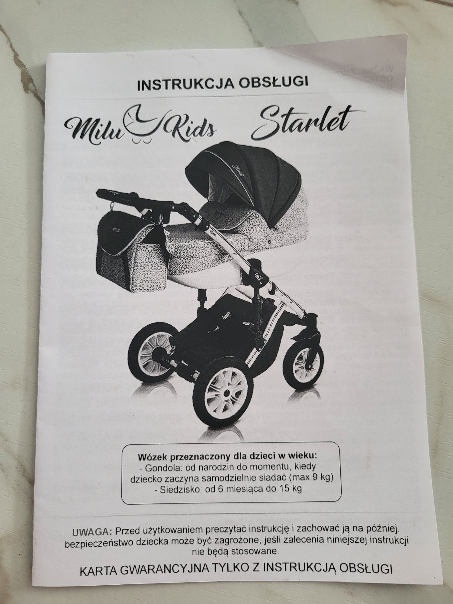 Комбинирата бебешка количка 2 в 1 Milukids Starlet