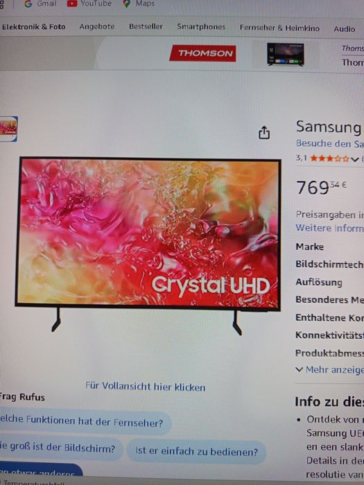 SAMSUNG 4K 65 inch