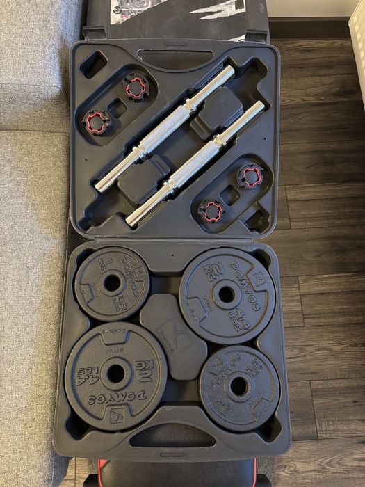 Set Gantere 20 KG + Banca Bodybuilding