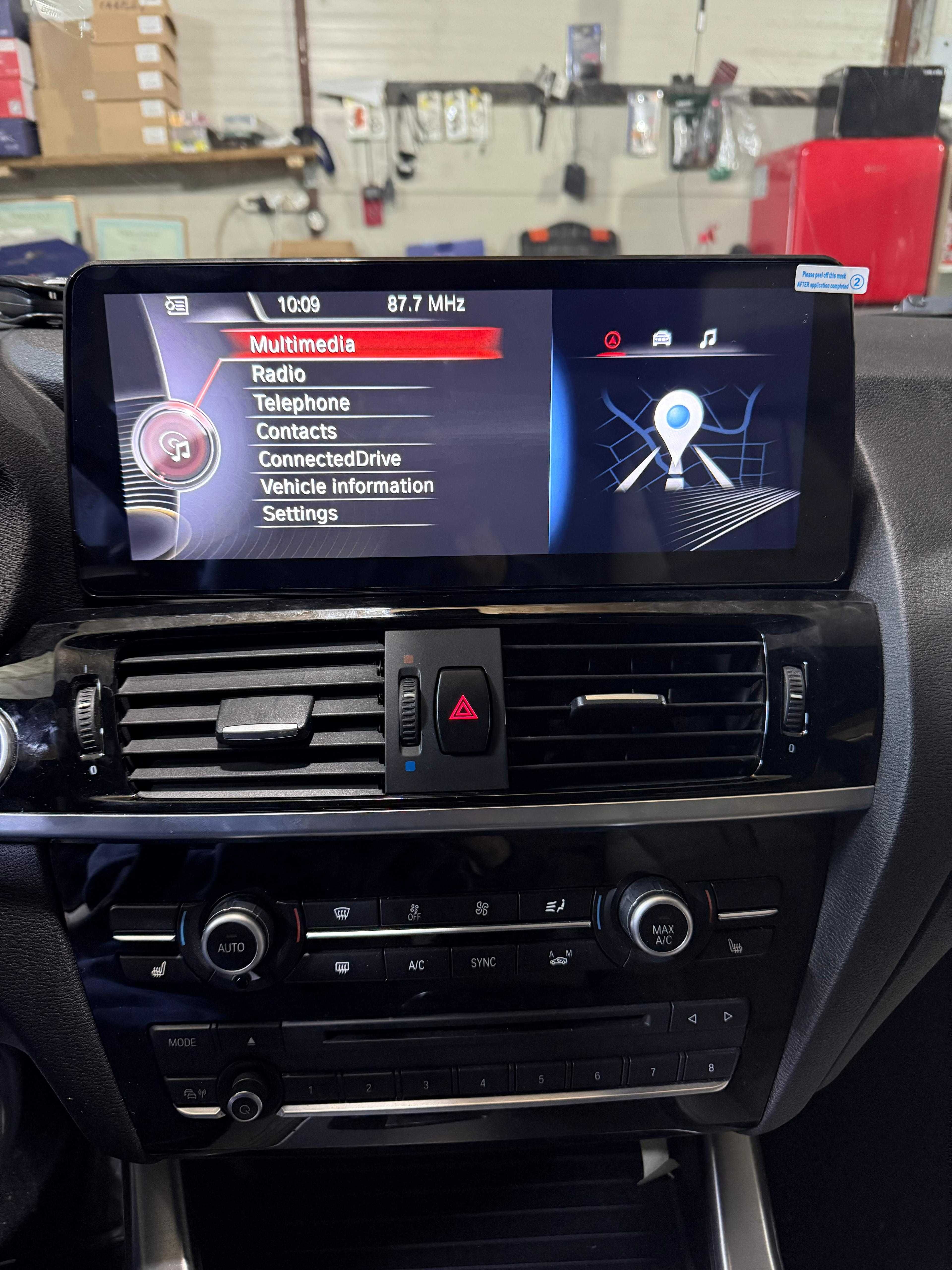 Navigatie Android BMW X3 F25 / X4 F26  , Carplay Android Auto + Camera