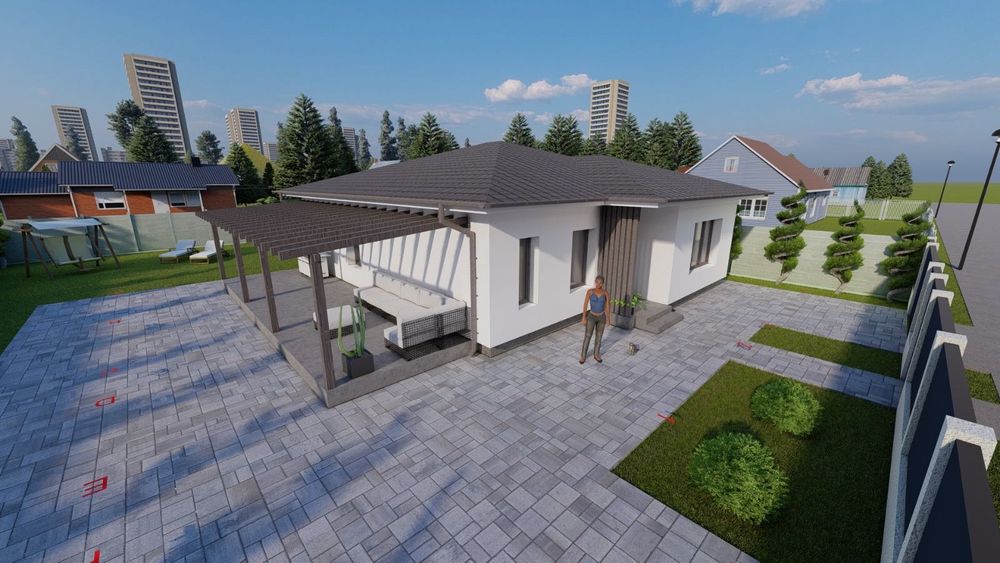 Teren in Noroieni cu proiect si autorizație de construcție