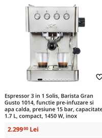 Ofertă! 1000 lei. Vând sau schimb espressor Barista Gran Gusto