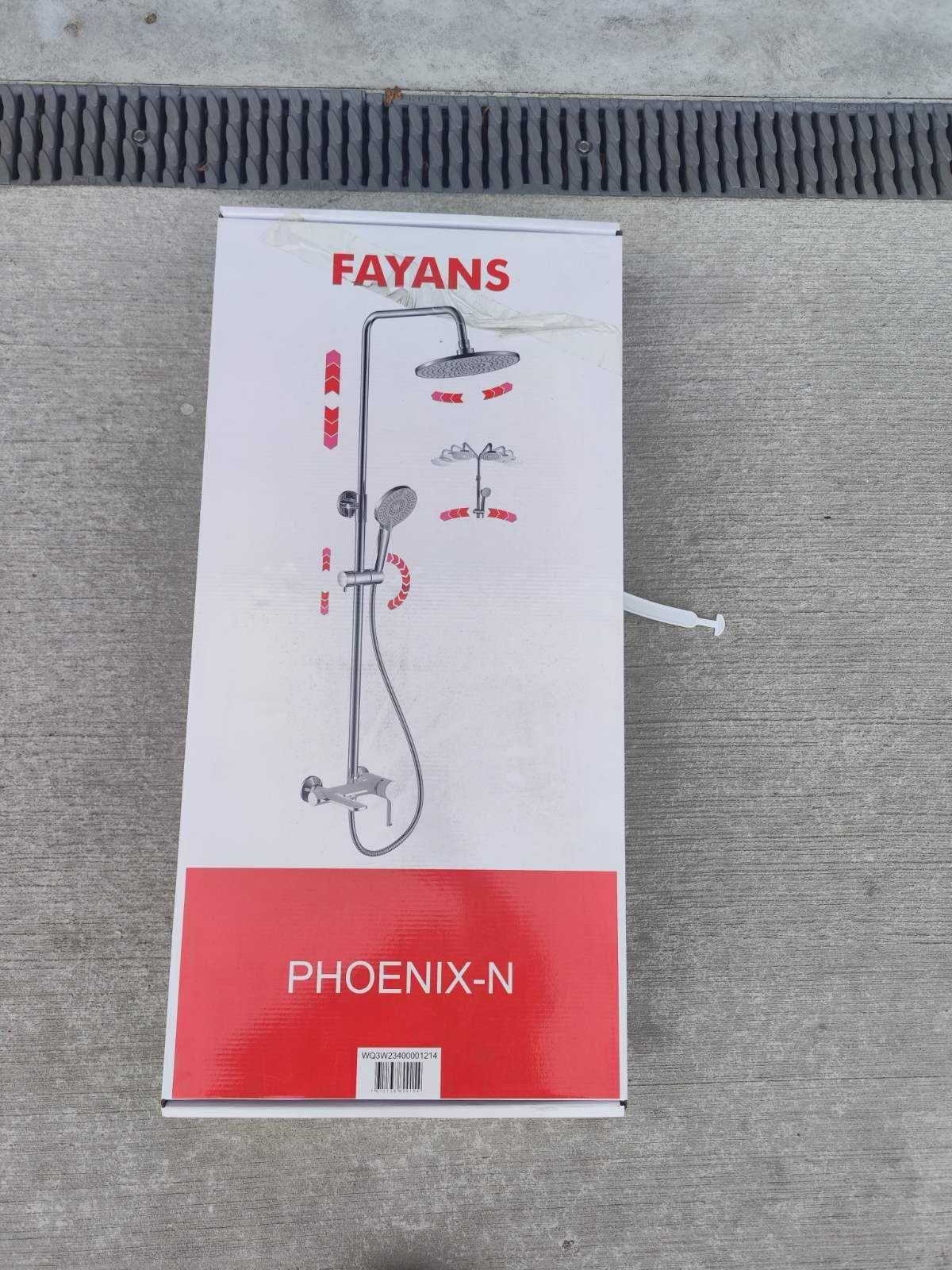 Душ колона Phoenix N бял/хром гланц FAYANS