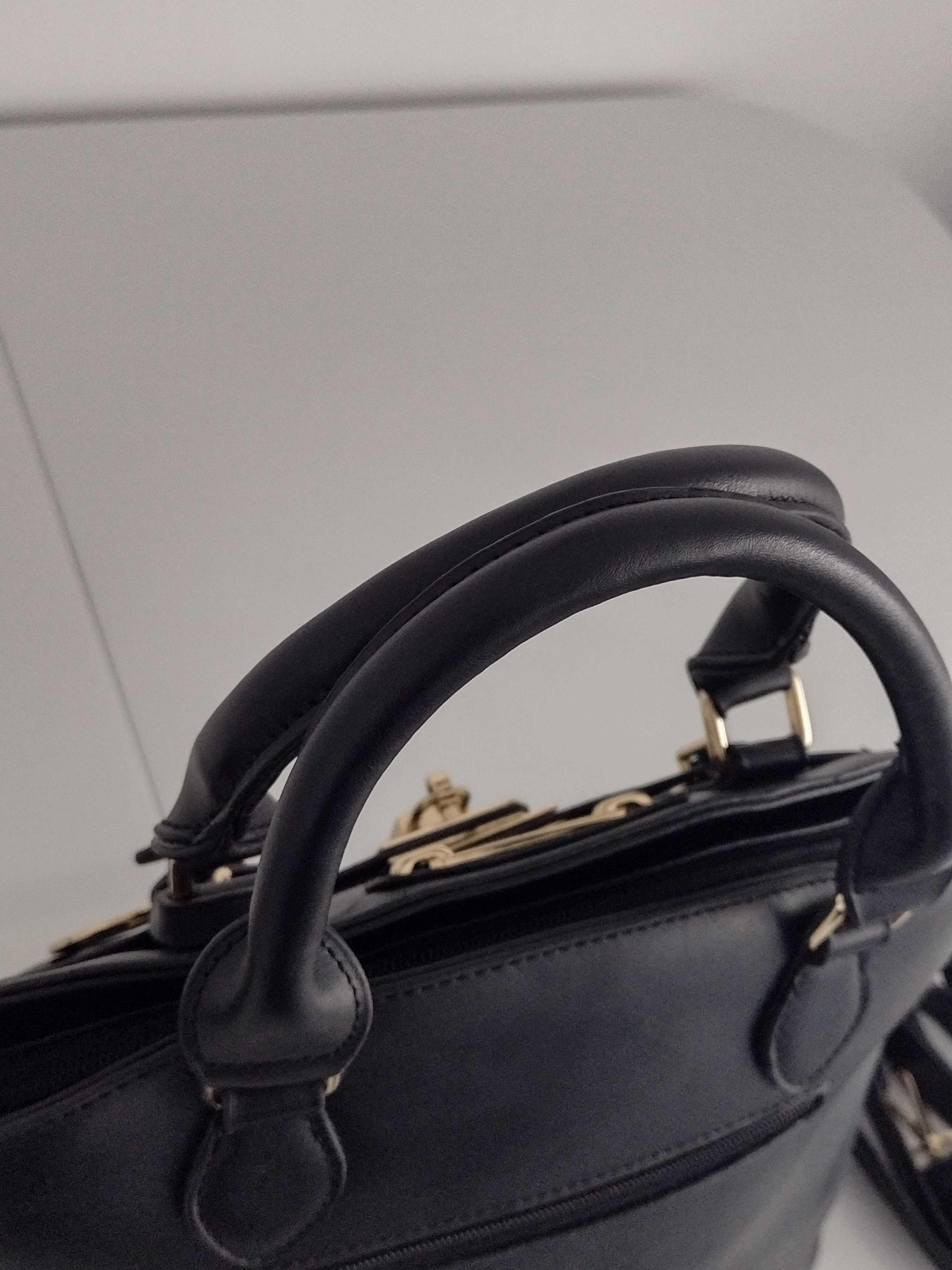 Geanta Versace de dama originala material sintetic neagra noua