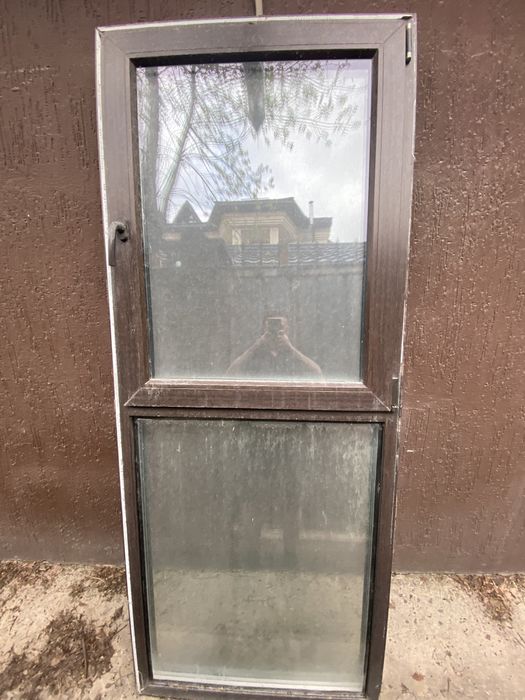 Окно витраж пластик.