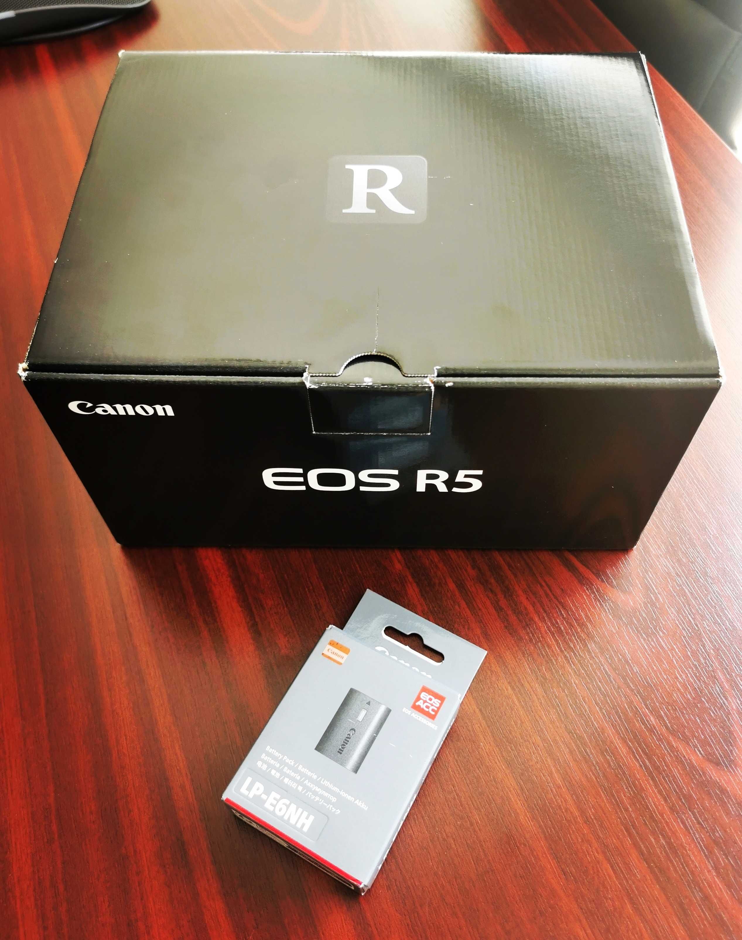 Canon EOS R5 body + extra acumulator original (ca noi, garantie in Ro)
