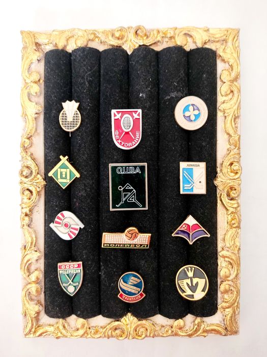 Продам спортивные значки. 12 штук. Цена за лот