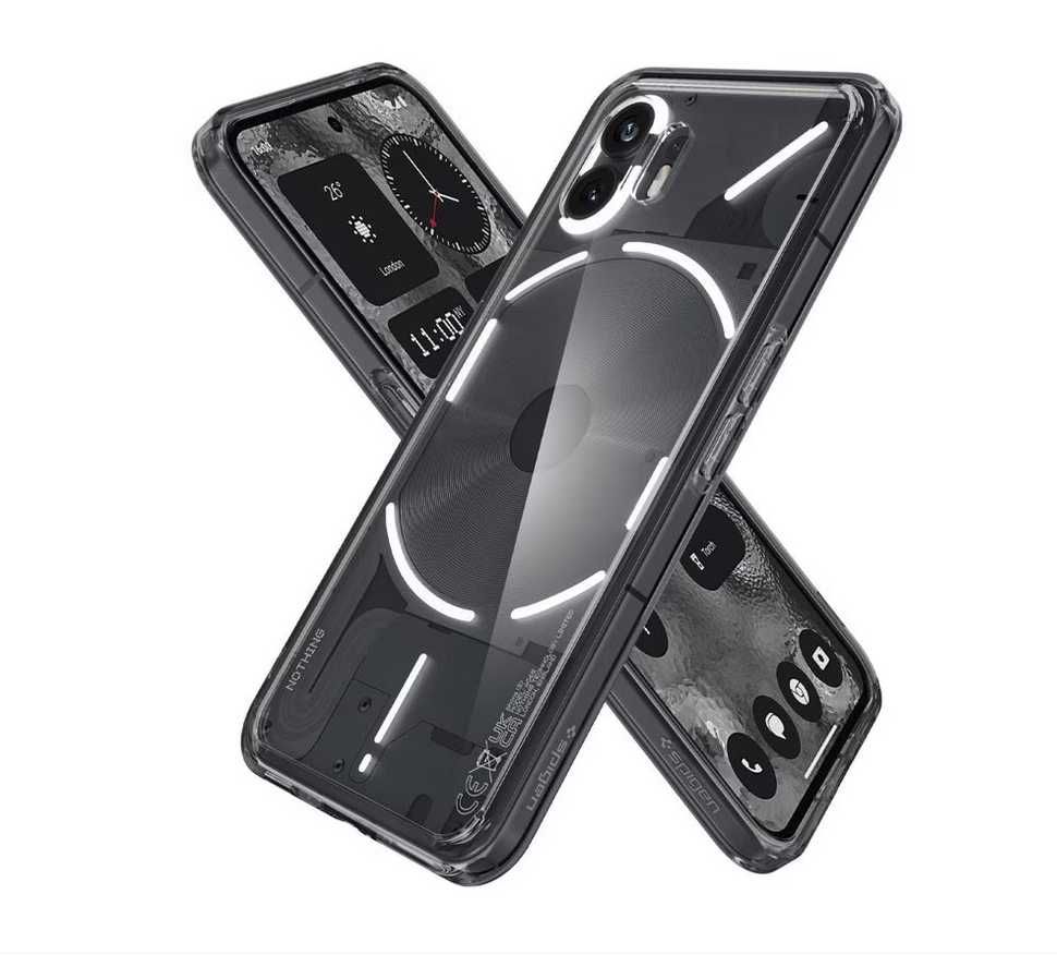Калъф за Nothing Phone (2) Spigen Hybrid Smoked