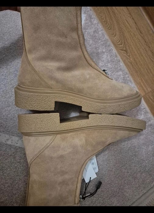 Ghete piele naturala Zara