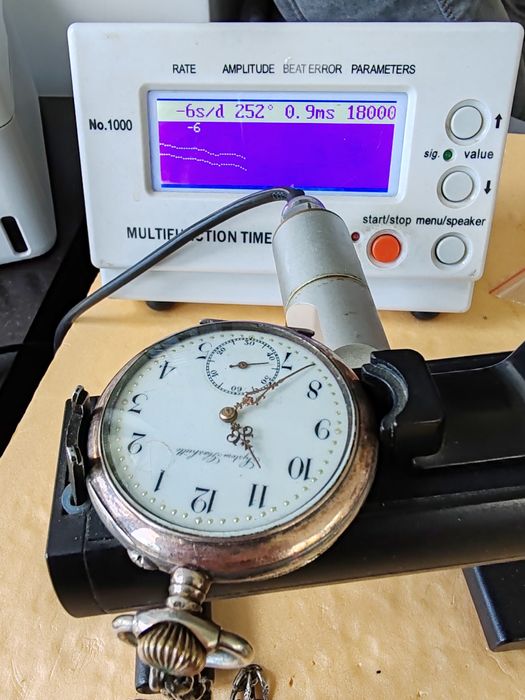 Ceas de buzunar System Glashutte - Argint - 51 mm