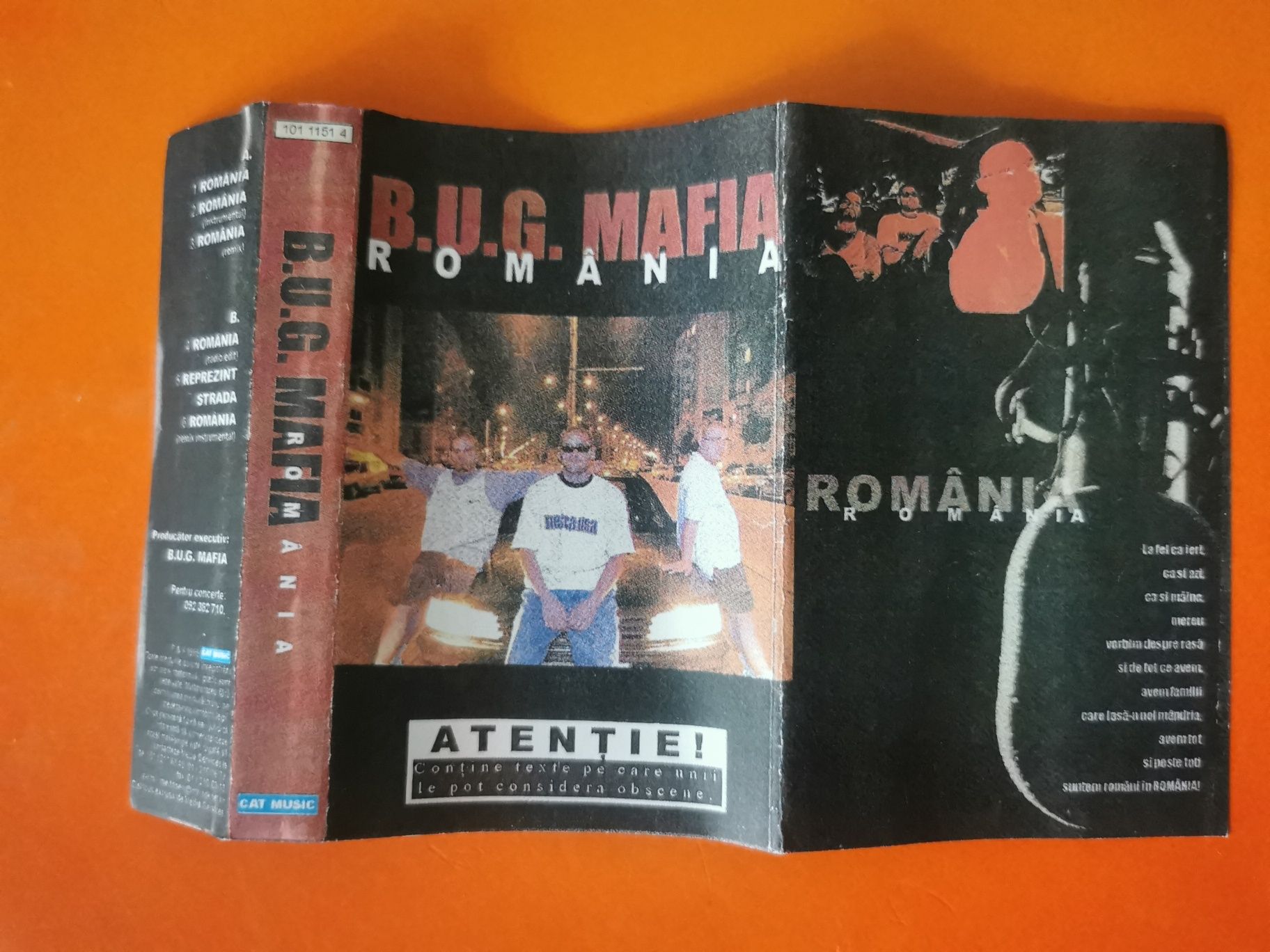 Caseta audio B.U.G Mafia - Romania (1999)
