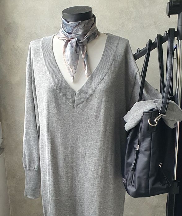 дамска есенно-зимна рокля - L р-р