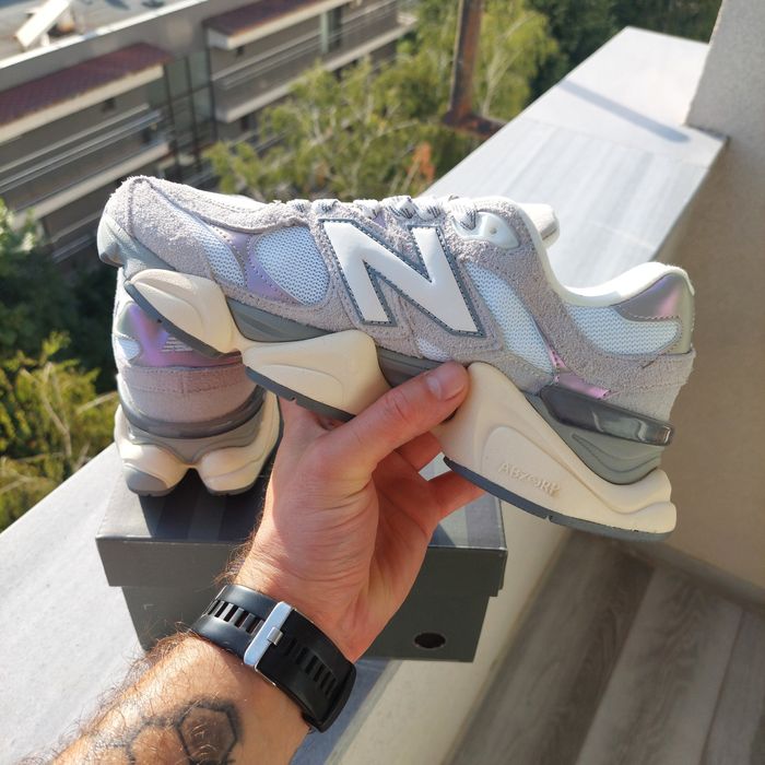 New Balance 9060 Light Grey White 38-39