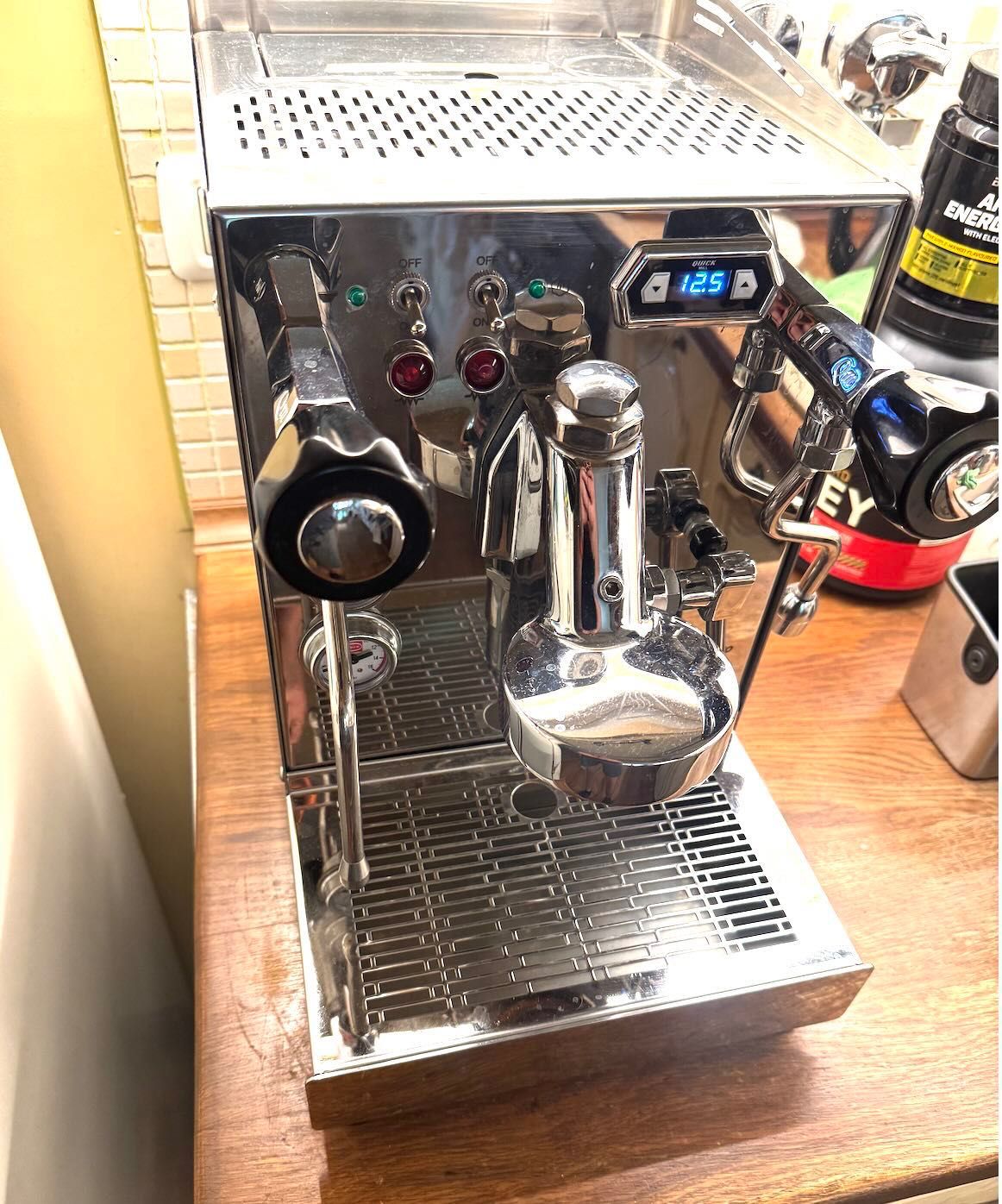 Espressor QUICK MILL QM67, grup E61, PID (cu accesorii) + Acaia Lunar