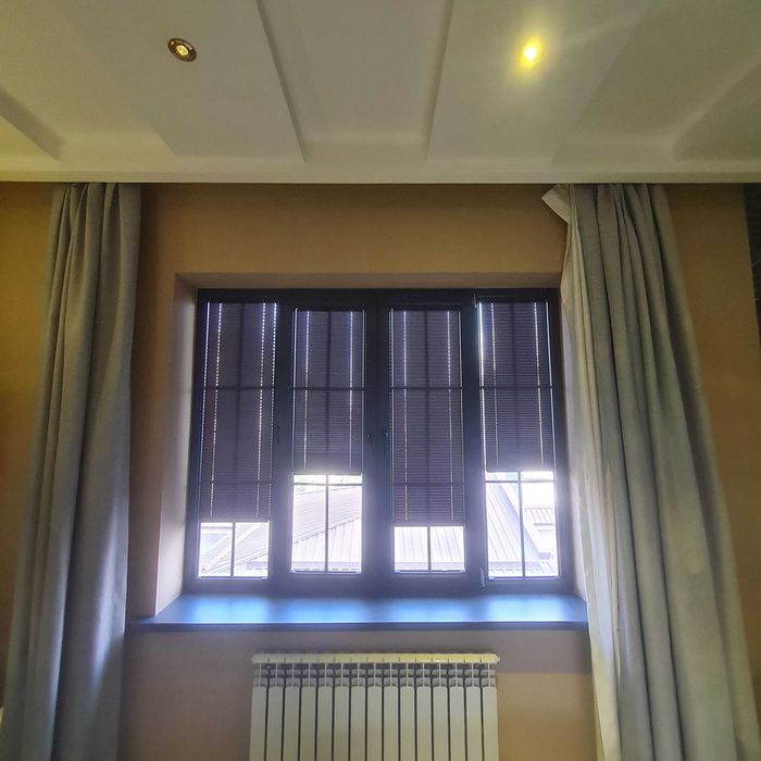 Jalyuzi Жалюзи ПЛИССЕ без СВЕРЛЕНИЯ