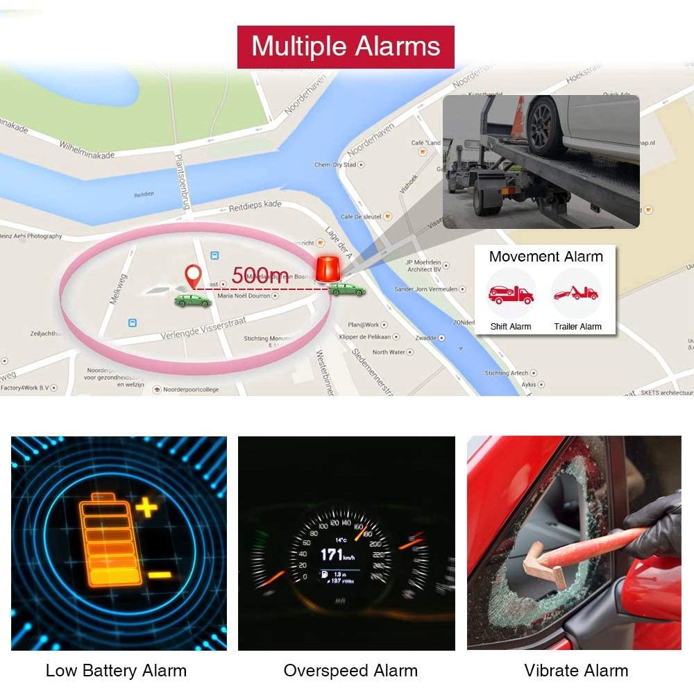 GPS 2G GizMondo TK905: auto-moto, waterproof, magnet, 5000mAh