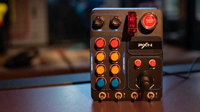 Универсална USB Контролна Кутия с Бутони за Гейминг Симулатори за PC