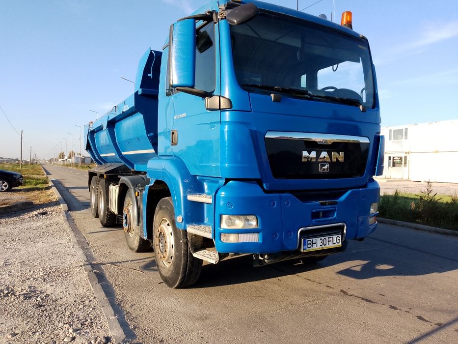 Autobasculante 8x4 volvo man scania