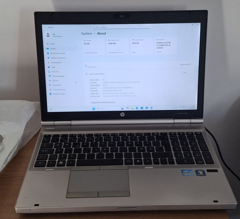 Laptop HP EliteBook 8560p