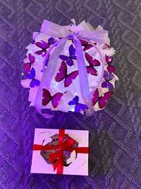 Букет из бабочек светящий букет на день рождение / подарок девушке