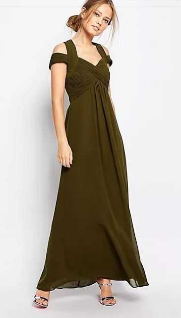 Rochie ASOS Little Mistress Crossover Empire Maxi Dress