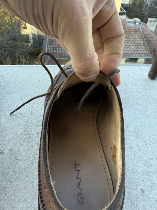 Кожени обувки Gant 43